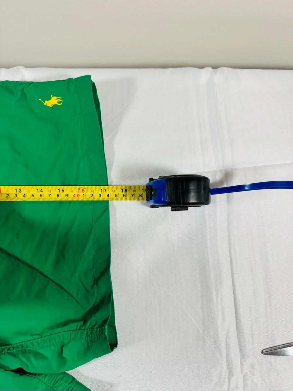 Ralph Lauren Bright Green Swim Trunks with Yellow Pony